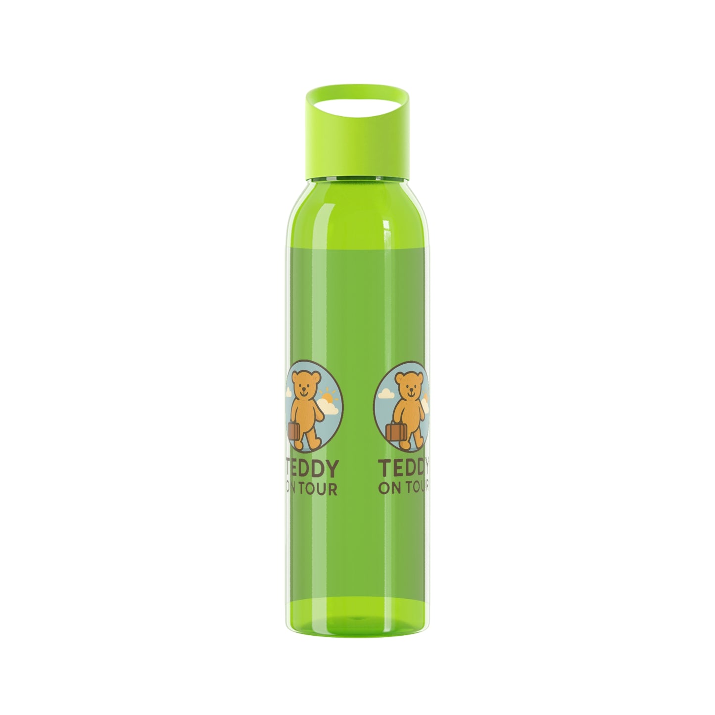 Teddy on Tour Luna in Paris Sky Water Bottle