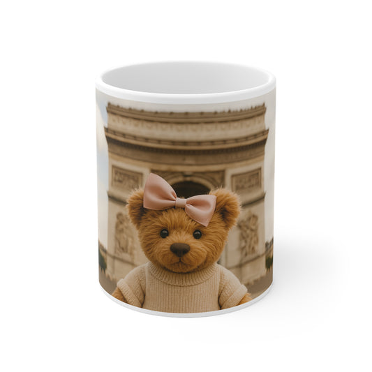 Teddy On Tour – Luna in Paris Ceramic Coffee Cup