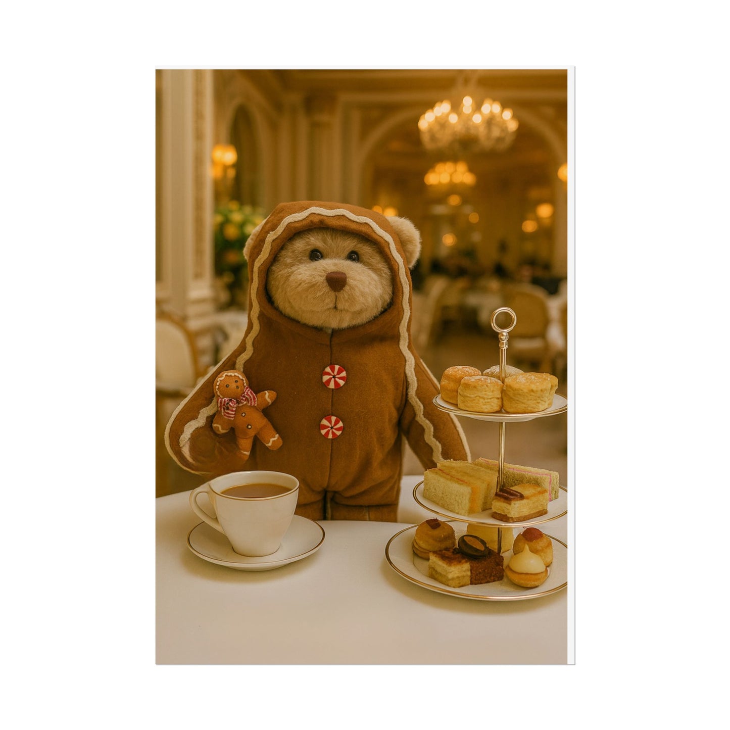 Teddy on Tour Ginger Decor Rolled Posters