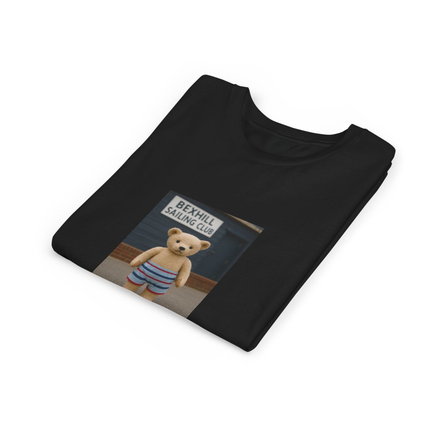 Teddy On Tour – Bexhill Sailing Club Youth Short Sleeve Tee