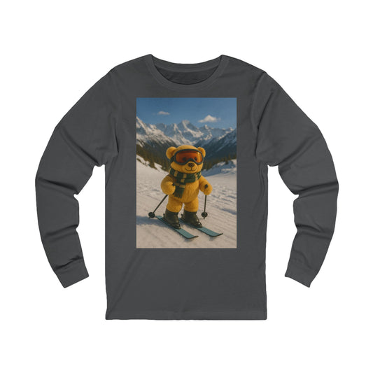 Teddy on Tour Adventure Unisex Jersey Long Sleeve Tee