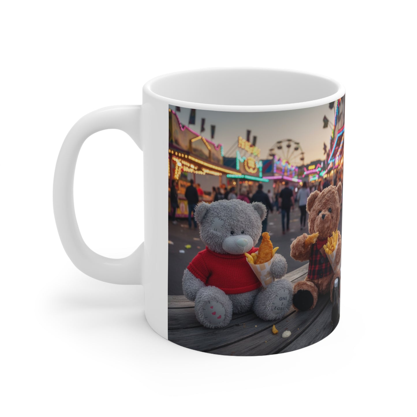 Teddy On Tour – Jamie and Fraser Ferris Wheel Ceramic Coffee Cup