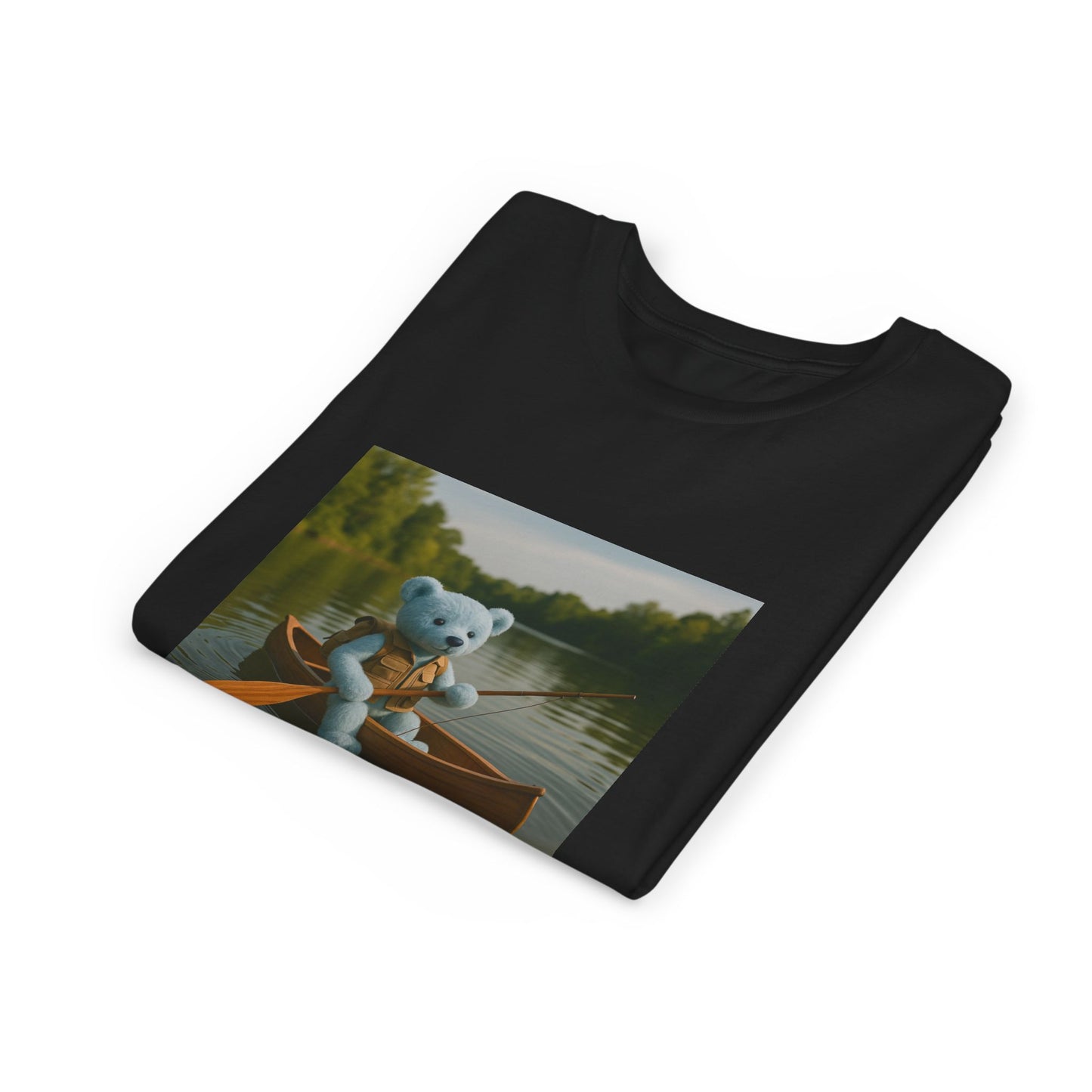 Teddy On Tour – Indigo goes camping Youth Short Sleeve Tee