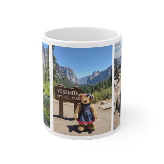 Teddy On Tour – Daisy in Yosemite Ceramic Coffee Cup