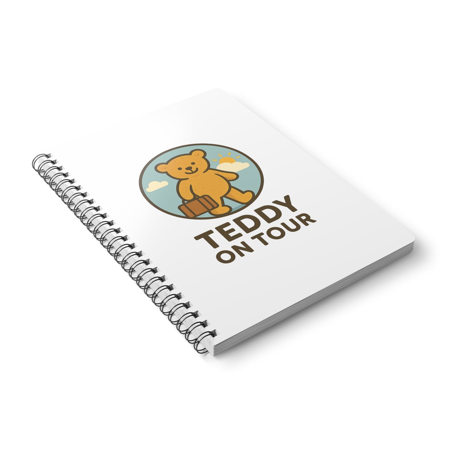 Teddy On tour Logo Collection Wire bound Softcover Notebook, A5