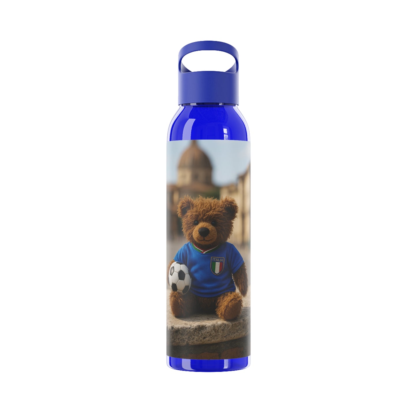 Teddy on Tour Gianni in Italy Sky Water Bottle