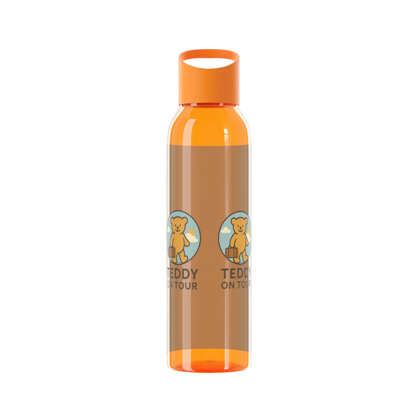 Teddy on Tour Luna in Paris Sky Water Bottle