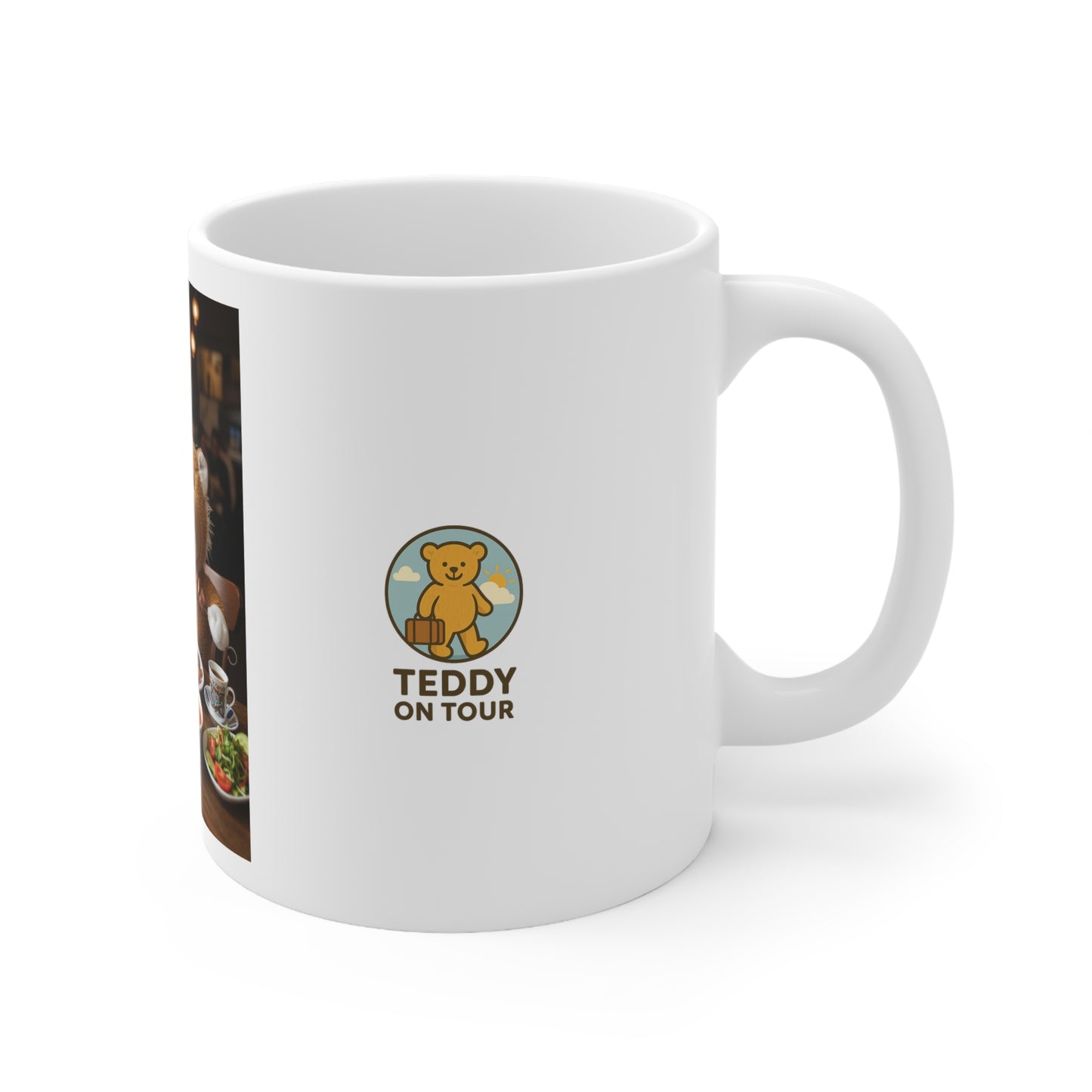 Teddy On Tour – Big Billy in Turkiye Ceramic Coffee Cup