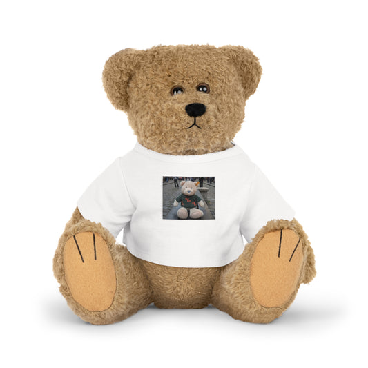Teddy On Tour – Gilbert in Paris Plush Toy with T-Shirt