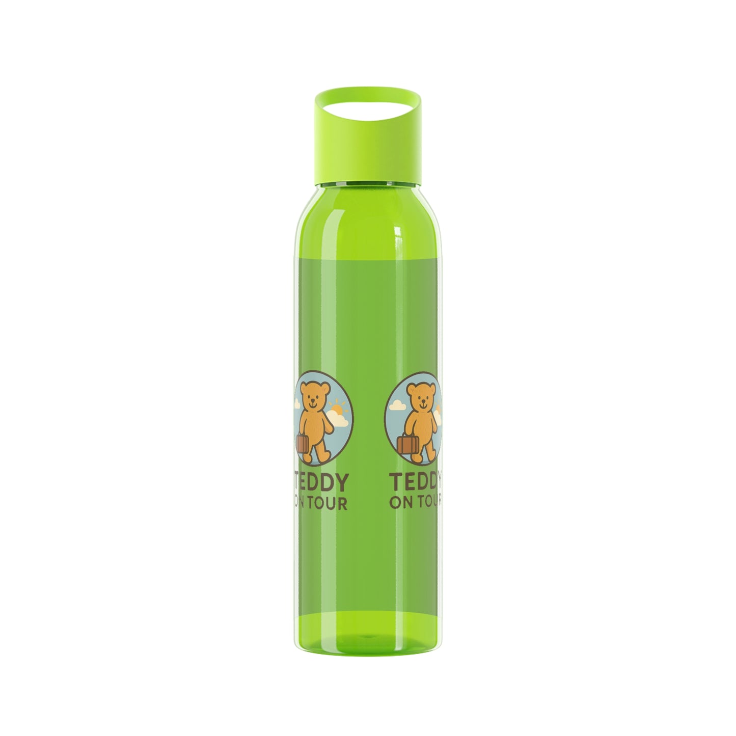 Teddy on Tour Luna in Paris Sky Water Bottle