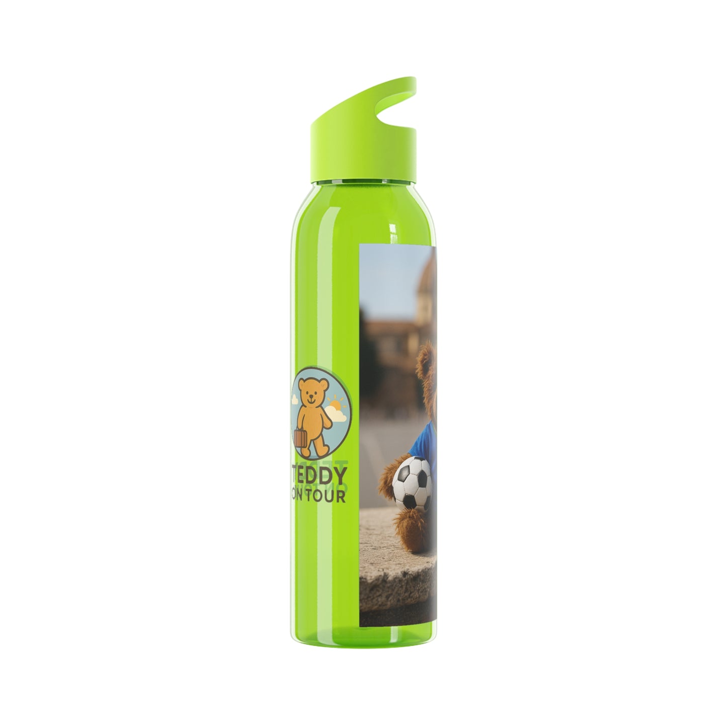 Teddy on Tour Gianni in Italy Sky Water Bottle