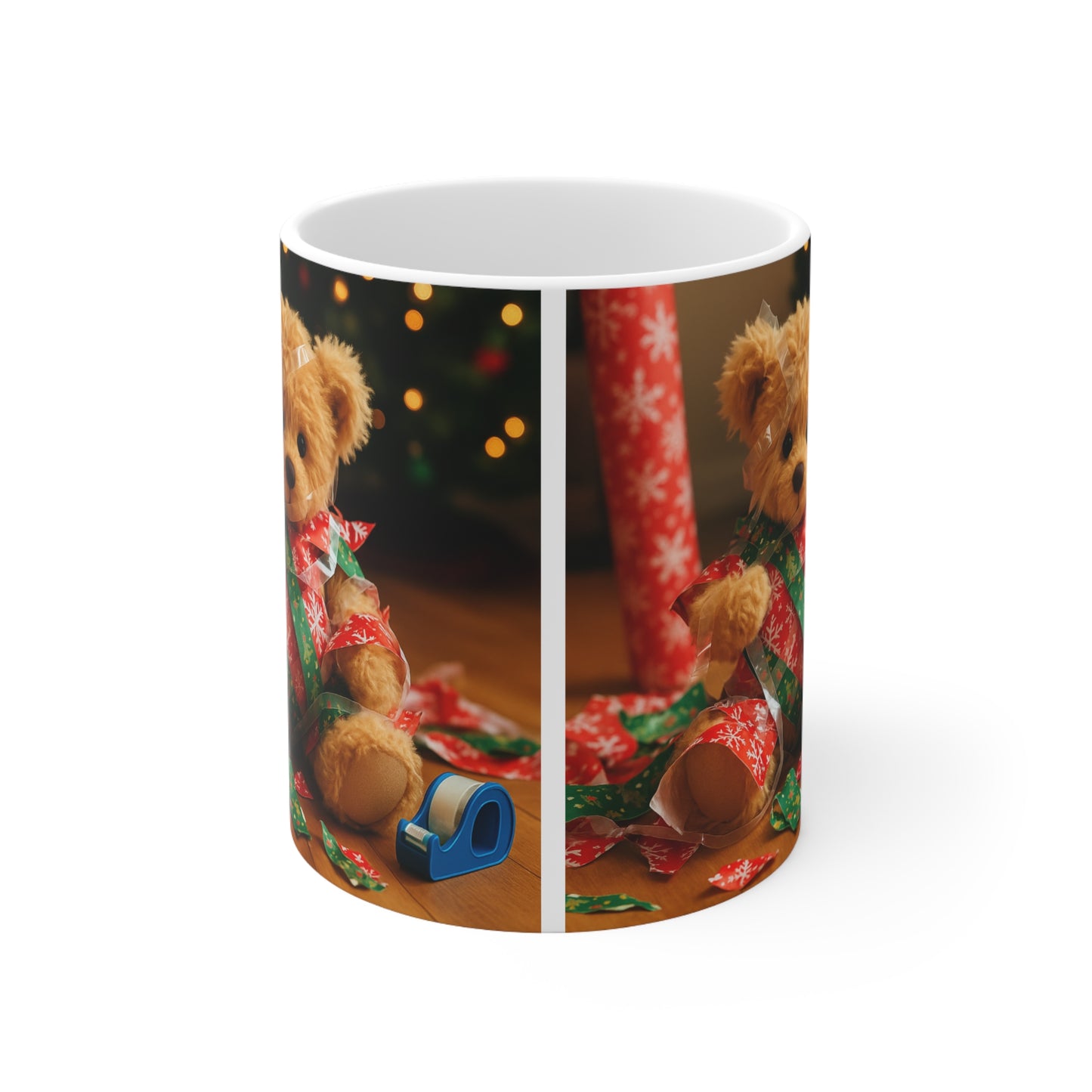 Teddy On Tour Christmas 2025 Ceramic Mug 3
