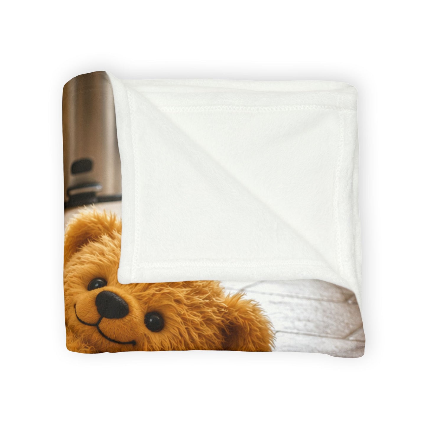Teddy On Tour Relaxing Teddy Soft Polyester Blanket (look for a matching cushion)