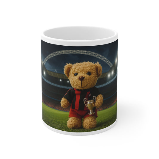 Teddy On Tour – Doudou Vieux goes to Wembley Ceramic Coffee Cup