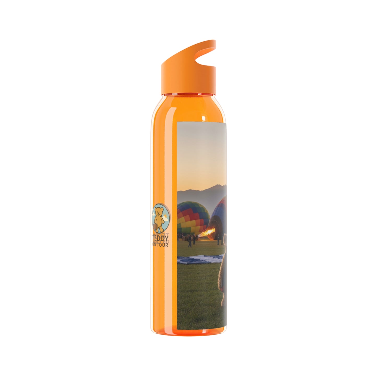 Teddy on Tour Daisy in Albuquerque Sky Water Bottle