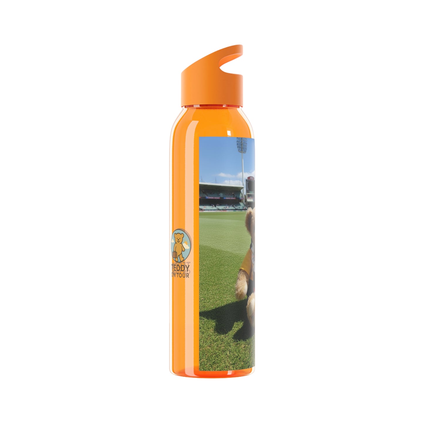 Teddy on Tour Ralphie in Melbourne Sky Water Bottle