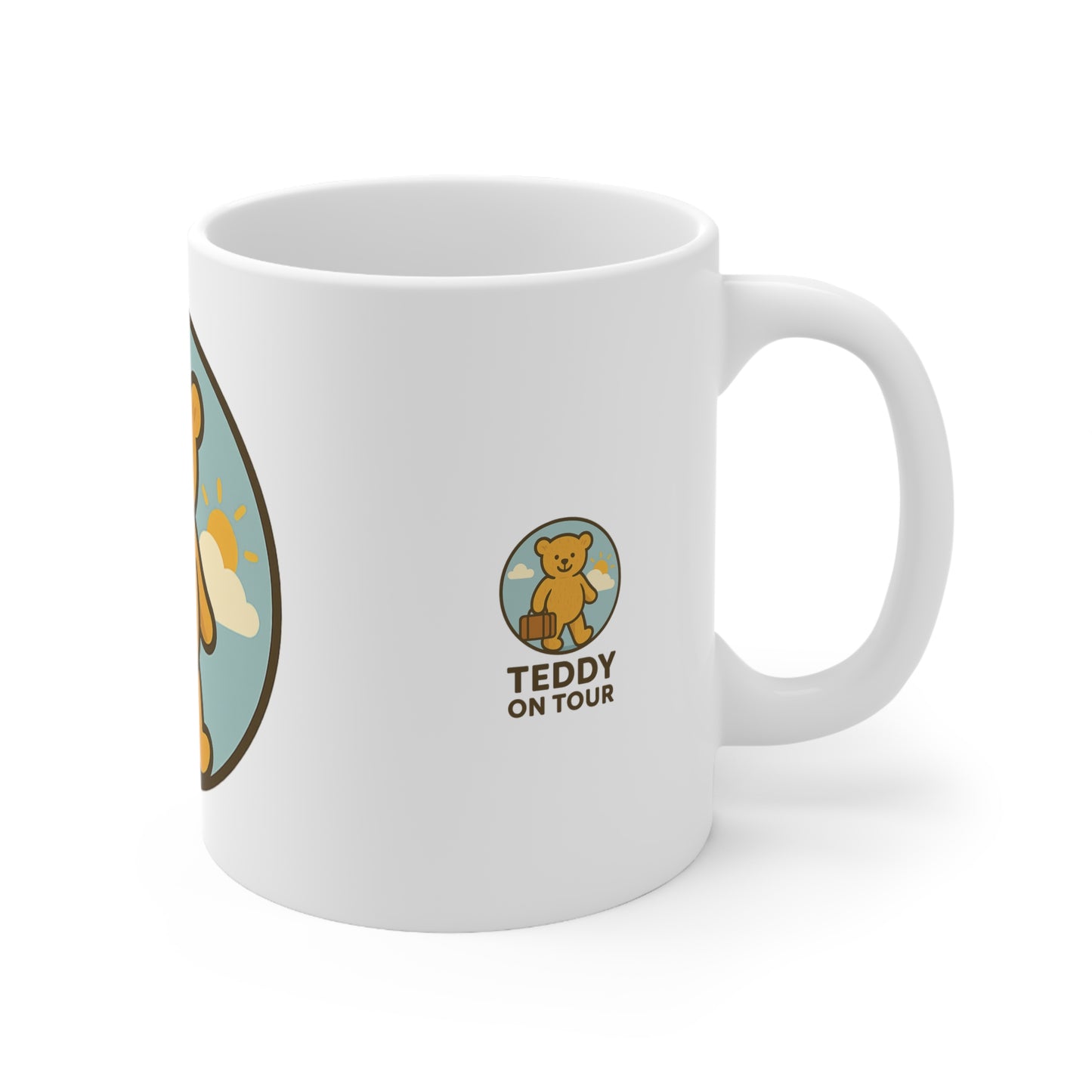 Teddy On Tour – Logo Collection Ceramic Coffee Cup