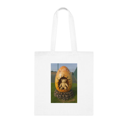 Teddy On Tour – Bexhill Sculpture Cotton Tote Bag