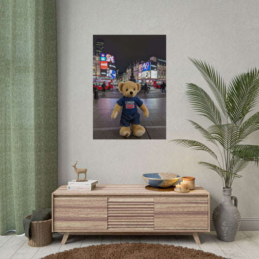 Teddy on Tour Ralphie in London Rolled Posters