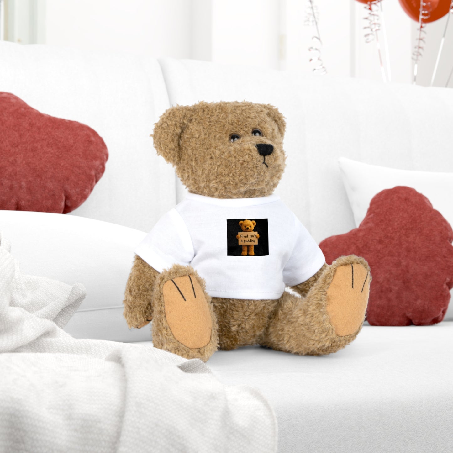 Teddy On Tour Plush Toy with T-Shirt