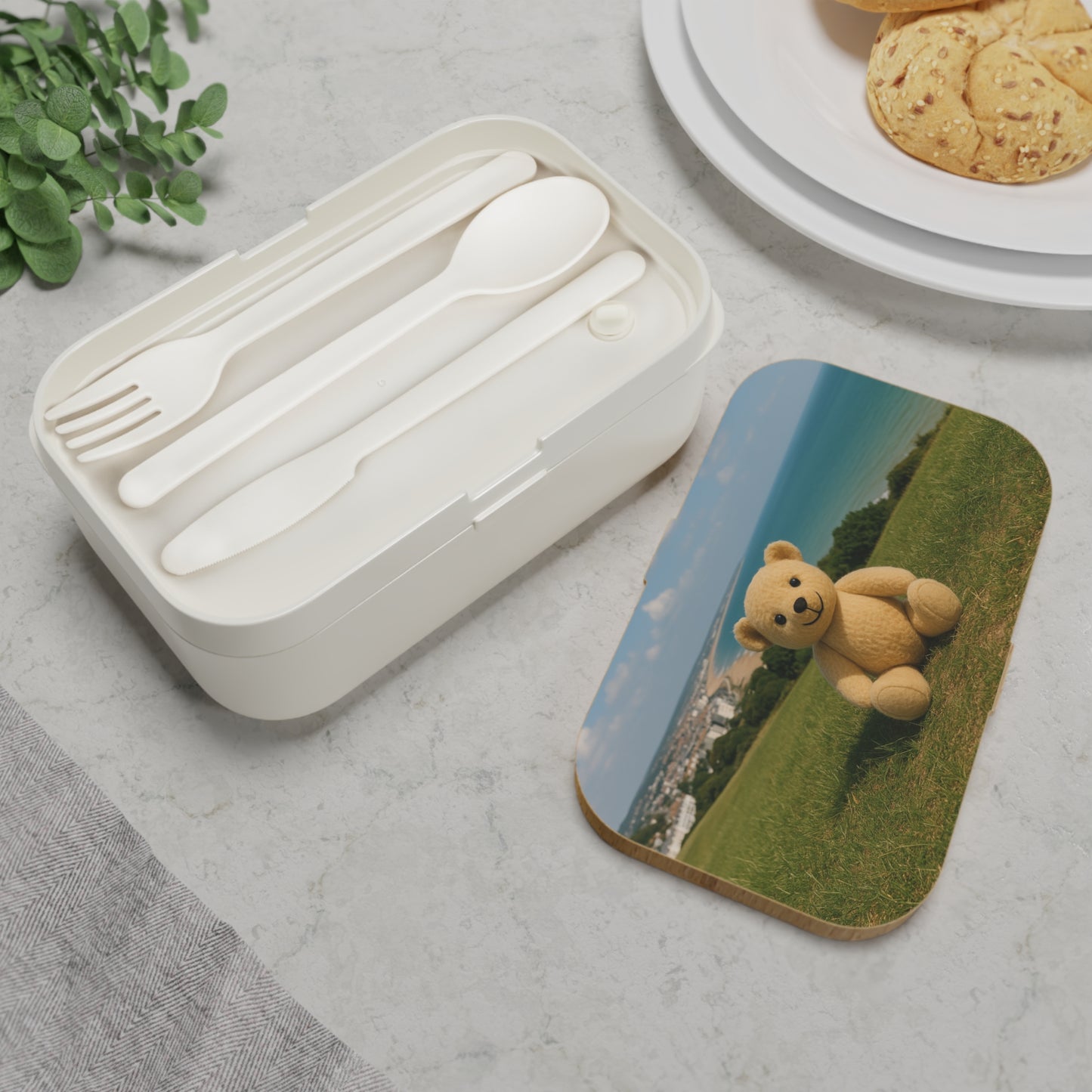 Teddy on Tour Bexhill Galley Hill Bento Lunch Box