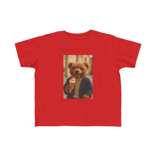 Teddy on Tour Gianni in Italy Toddler's Fine Jersey Tee