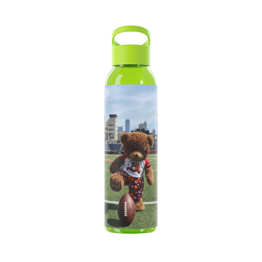 Teddy on Tour Jake in Chicago Sky Water Bottle