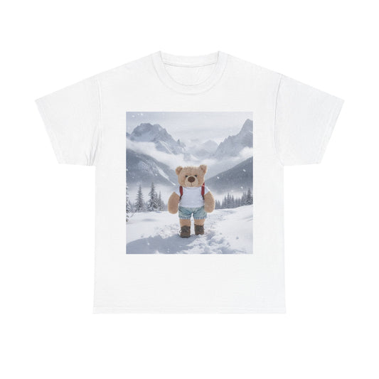 Teddy On Tour – Lombear in Norway Unisex Adult Heavy Cotton Tee