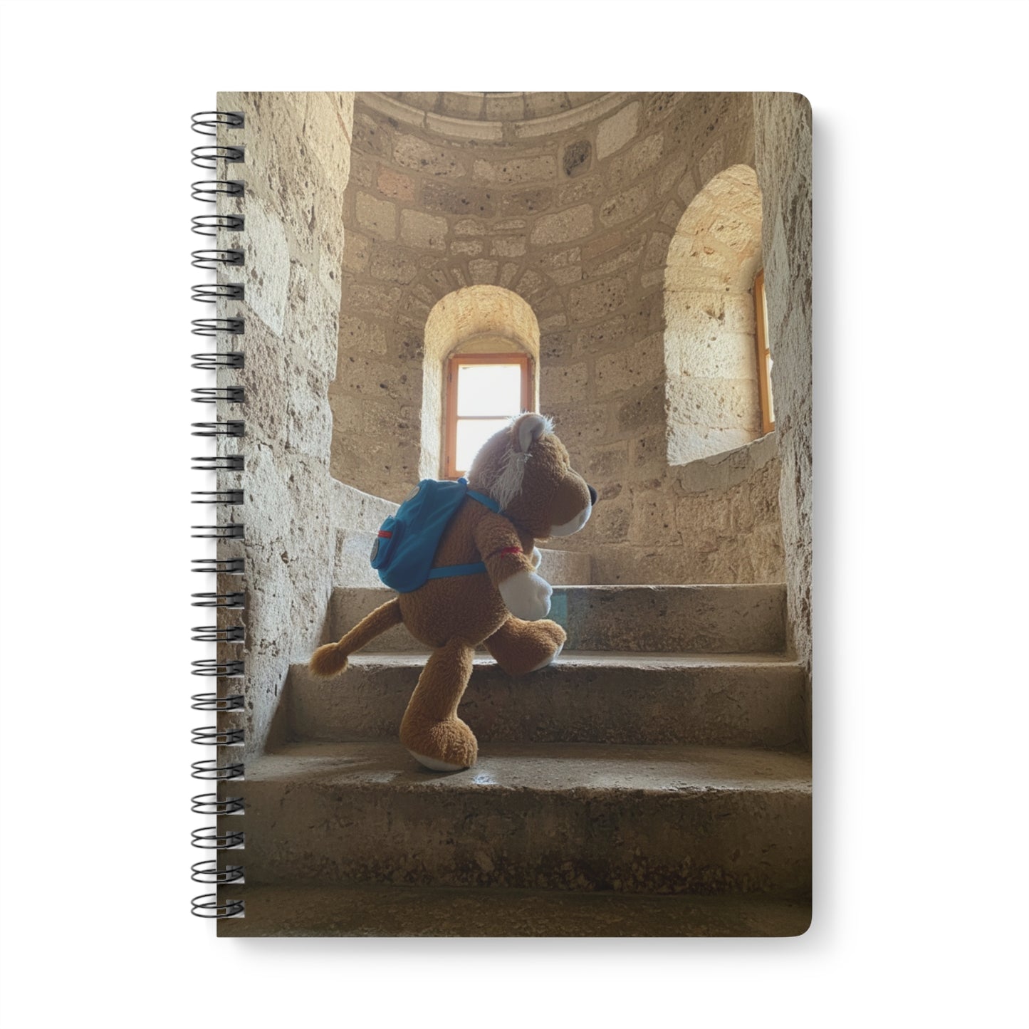 Teddy On tour Big Billy in Turkiye Softcover Notebook, A5