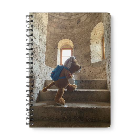 Teddy On tour Big Billy in Turkiye Softcover Notebook, A5