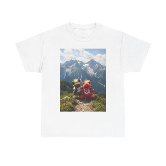 Teddy On Tour – Octey and Elsie 2 in Seefeld-in-Tirol Austria  Unisex Adult Heavy Cotton Tee