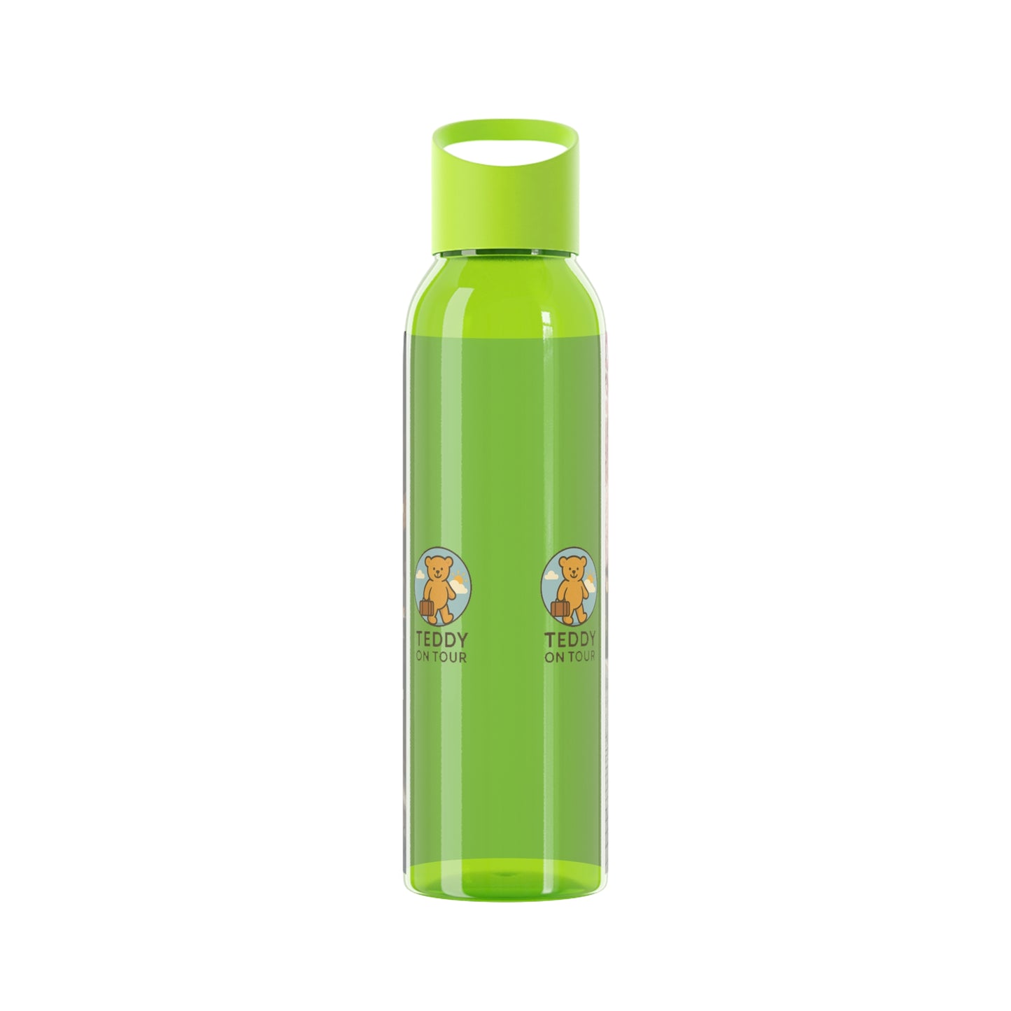 Teddy on Tour Adventurer in Japan Sky Water Bottle