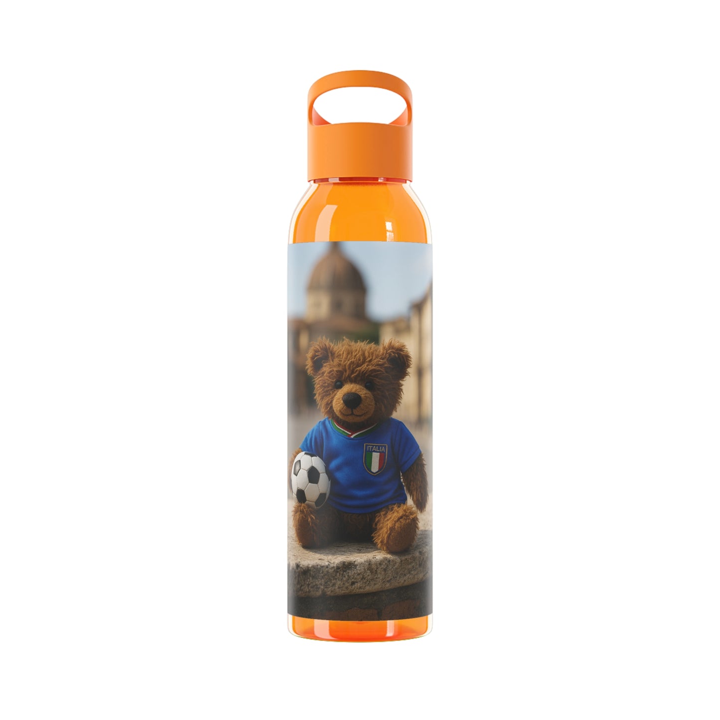 Teddy on Tour Gianni in Italy Sky Water Bottle