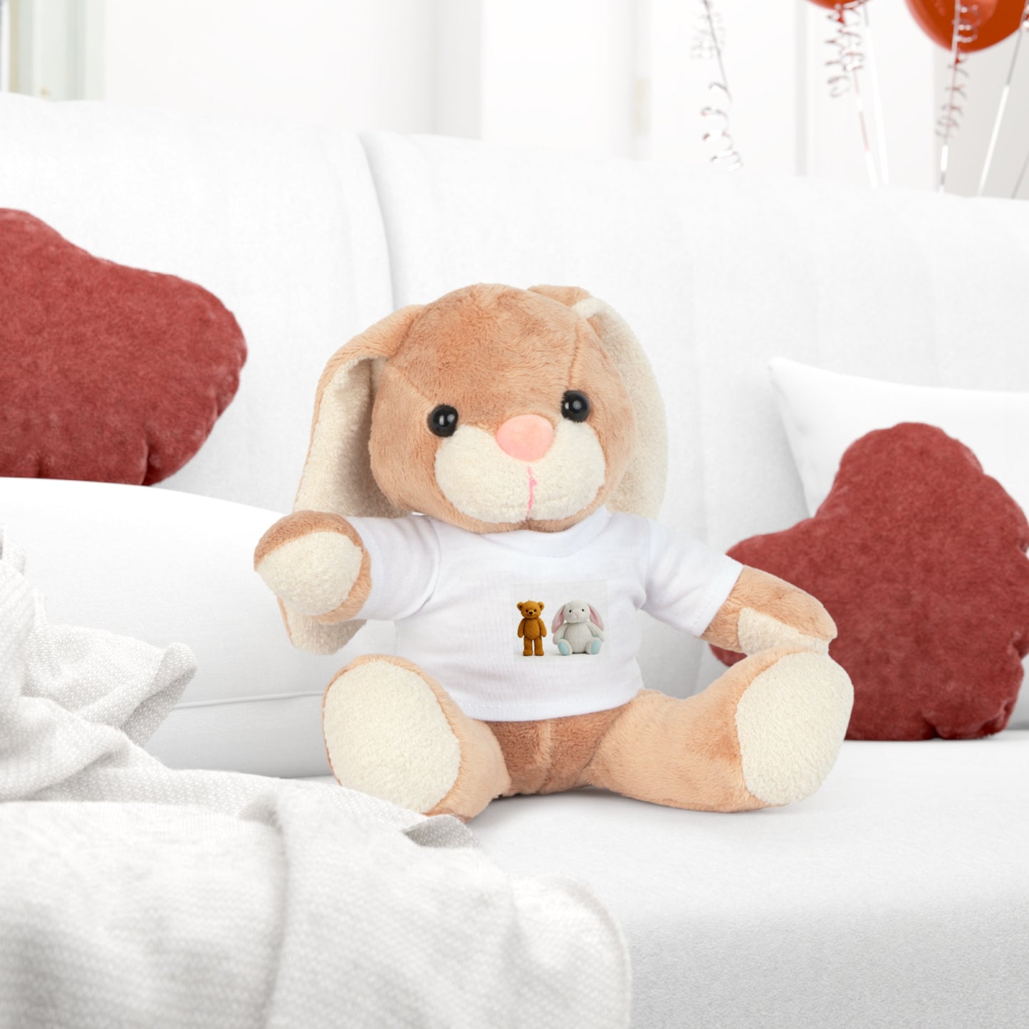 Teddy On Tour Plush Toy with T-Shirt